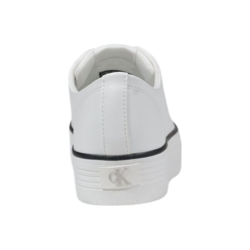 Calvin Klein Jeans BOLD VULC Flat Low Sneakers - Black and White