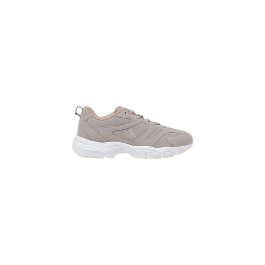 Sneaker en simili cuir gris Calvin Klein Jeans