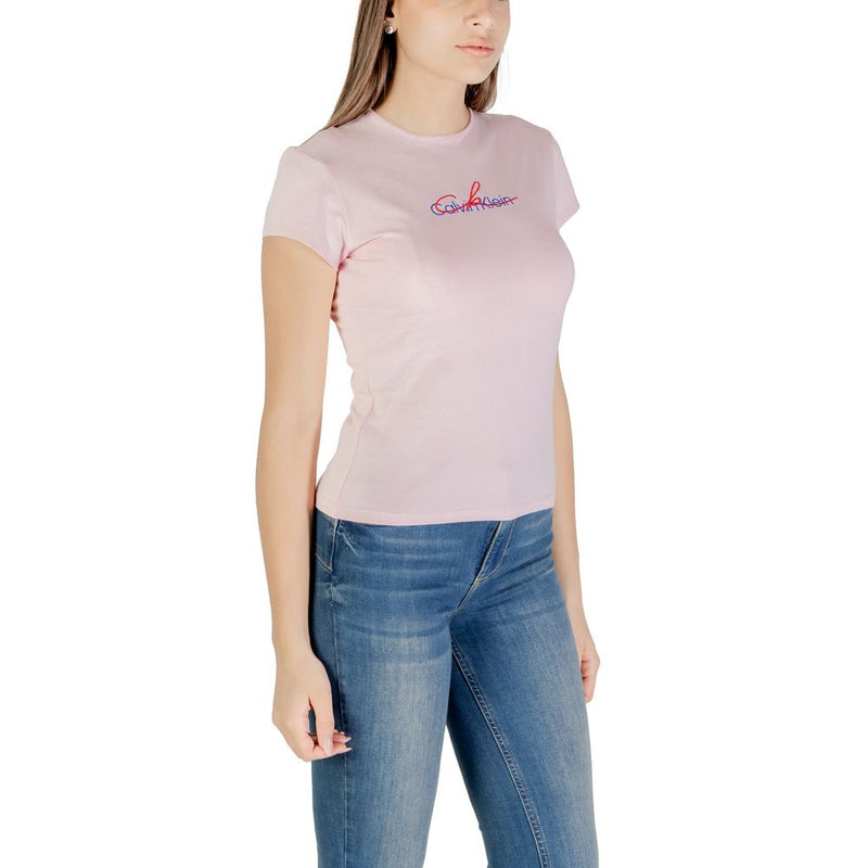 T-shirt en coton recyclé multicolore Calvin Klein Jeans pour femmes