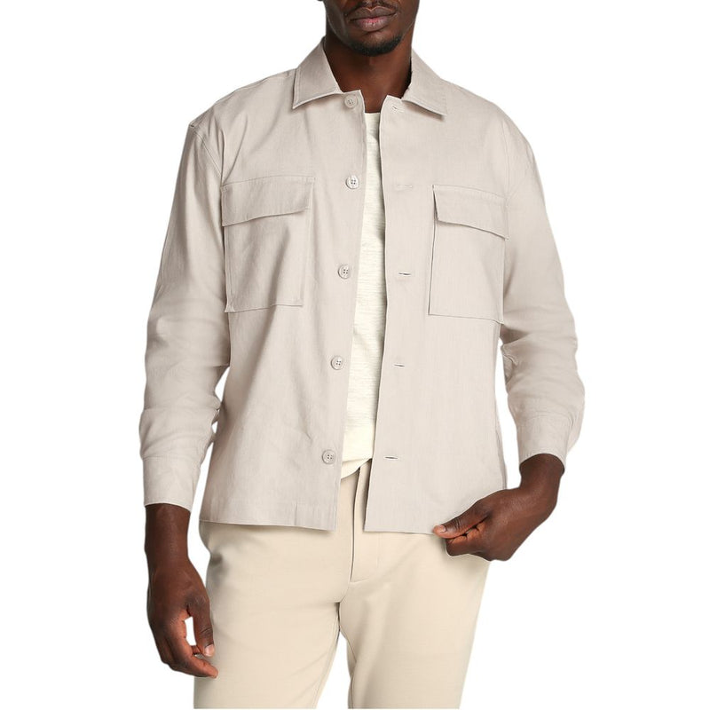 Chemise en lyocell beige Calvin Klein