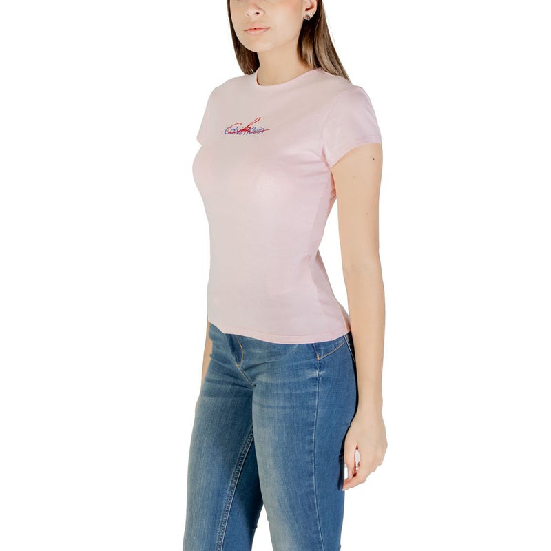T-shirt en coton recyclé multicolore Calvin Klein Jeans pour femmes