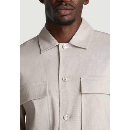 Chemise en lyocell beige Calvin Klein