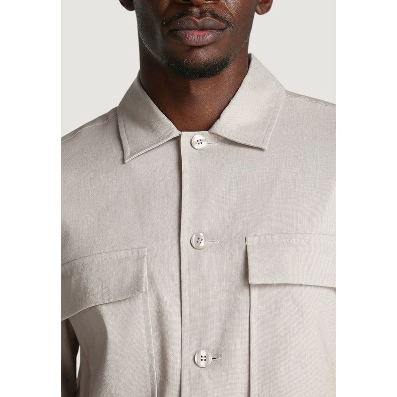 Chemise en lyocell beige Calvin Klein