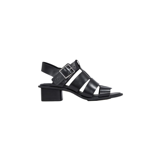 Sandales Calvin Klein Jeans HEEL SQUARE MG BUCKLE - Noires