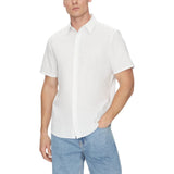 Calvin Klein - T-shirt à manches courtes en coton bio blanc