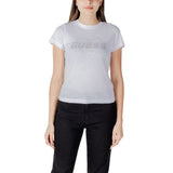 Guess Active NARCISO CN V5GI10 K9RM1 White Cotton T-Shirt for Women