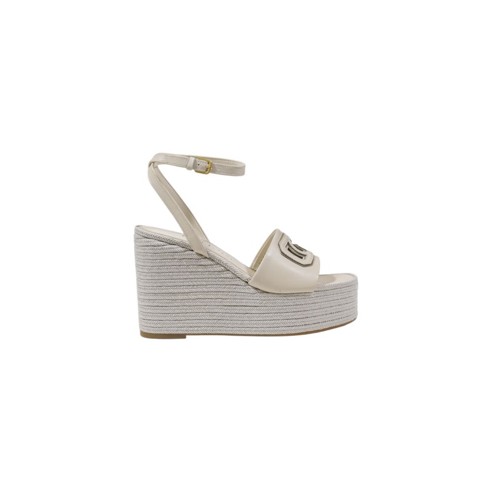 Guess TANVEE FLJTAN LEA04 Cream High Heel Shoes for Women