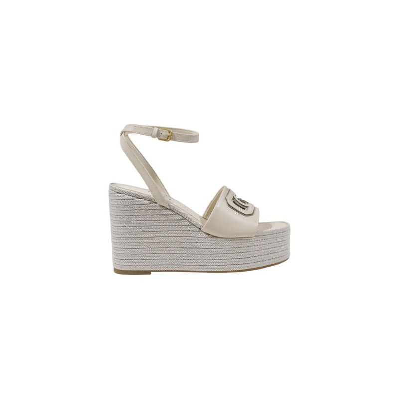Guess TANVEE FLJTAN LEA04 Cream High Heel Shoes for Women