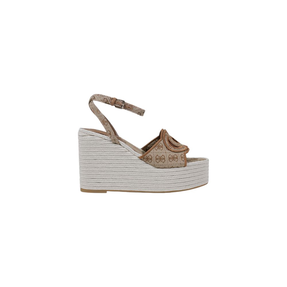 Guess, talons hauts en polyester beige.