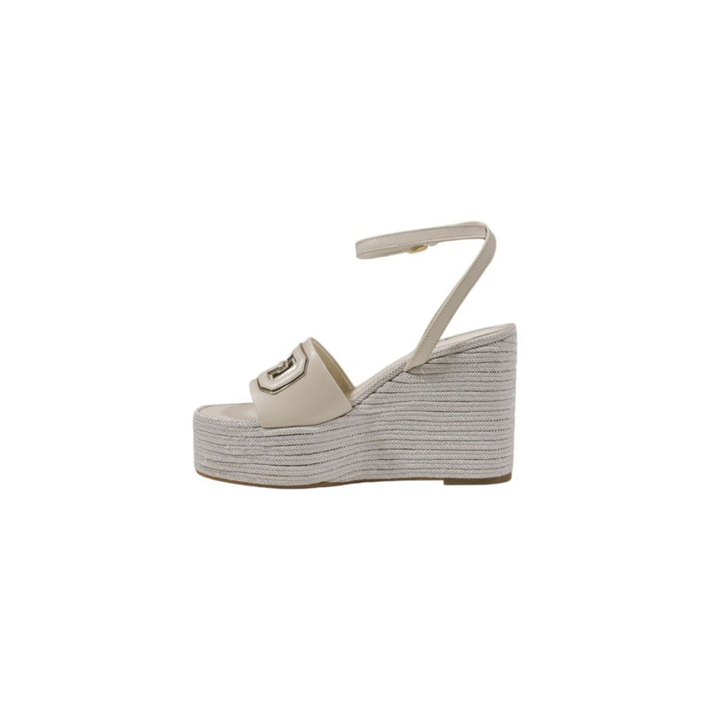 Guess TANVEE FLJTAN LEA04 Cream High Heel Shoes for Women