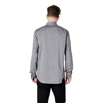 Chemise en coton grise Guess