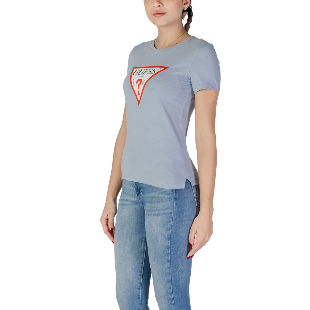 Guess Blauw Katoenen T-Shirt
