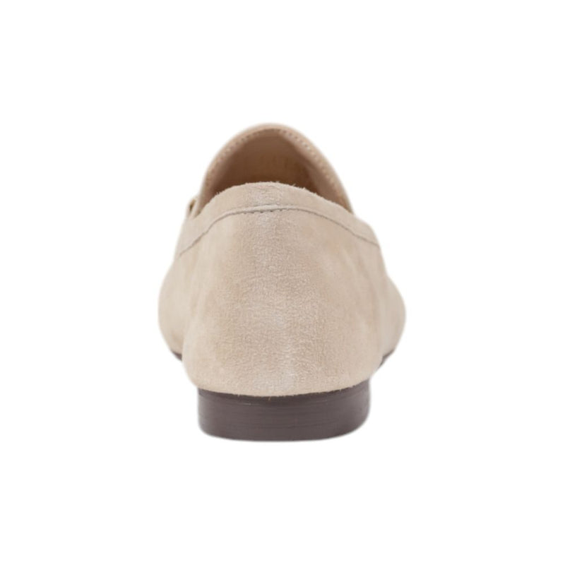 Guess Martynas Beige Leather Platform Flats for Women
