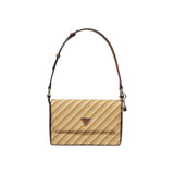 Guess Emelda Crossbody Handbag - Élégant Sac Beige en Polypropylène