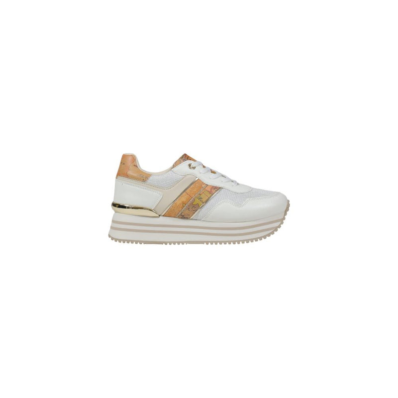 Alviero Martini Prima Classe Sneakers Femmes Blanches en Polyéthylène