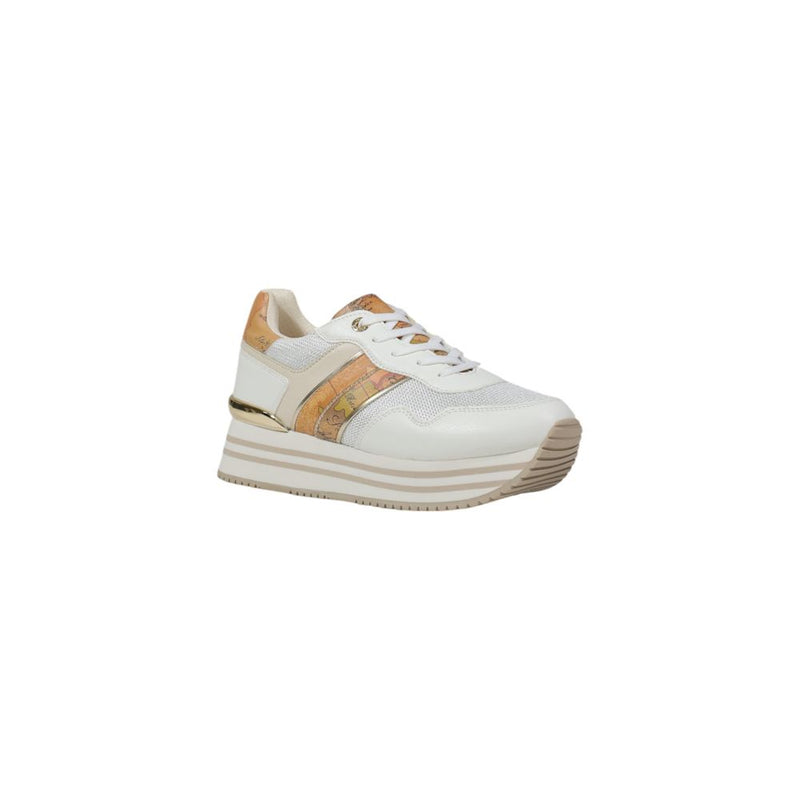 Alviero Martini Prima Classe Sneakers Femmes Blanches en Polyéthylène