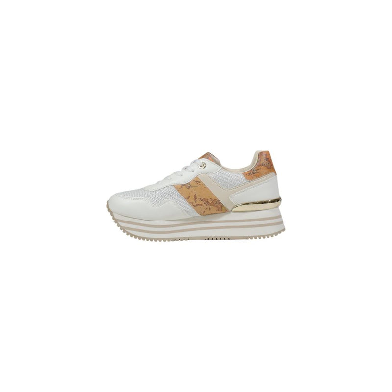 Alviero Martini Prima Classe Sneakers Femmes Blanches en Polyéthylène
