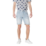 Antony Morato ARGON SLIM FIT Bermuda Shorts en Coton Bleu Clair