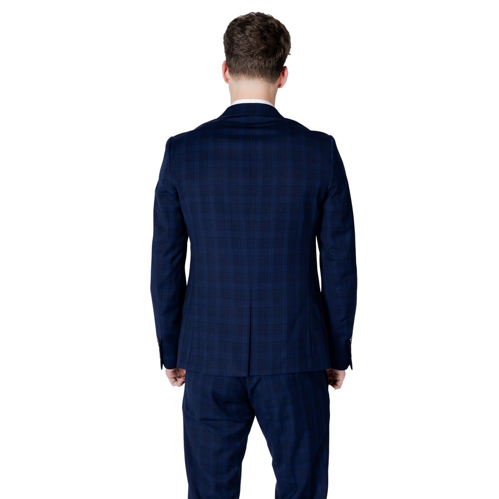 Blazer bleu en polyester de Antony Morato