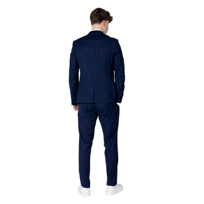 Blazer bleu en polyester de Antony Morato