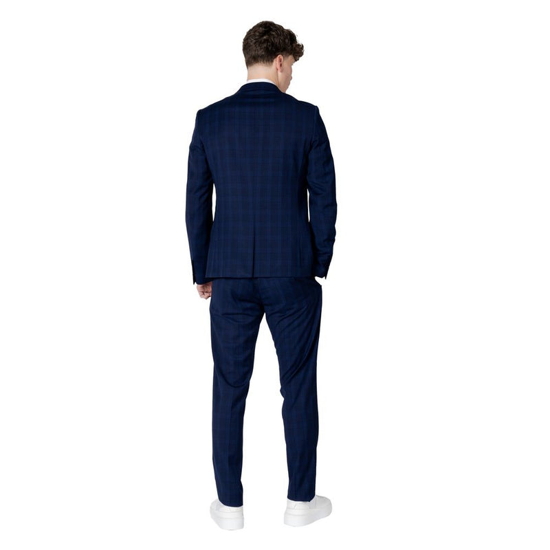 Antony Morato Blue Polyester Blazer - BONNIE SLIM FIT