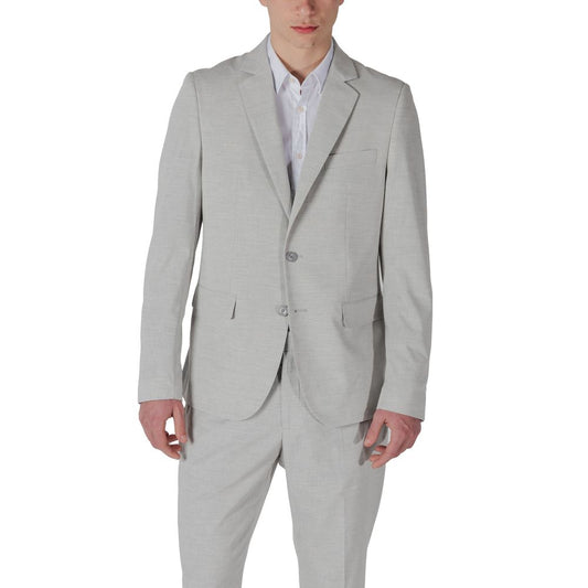 Antony Morato grijze polyester blazer