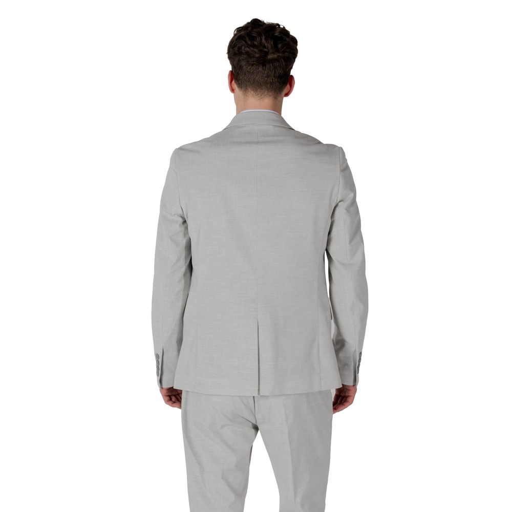 Antony Morato grijze polyester blazer
