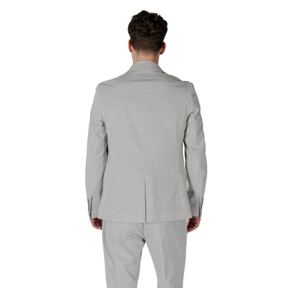 Antony Morato grijze polyester blazer