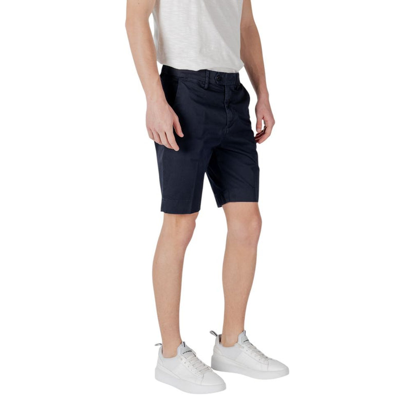 Antony Morato Bermuda Shorts en Coton Bleu pour Homme