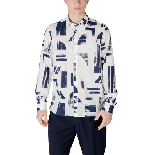 Antony Morato blauw overhemd van viscose