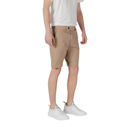 Antony Morato Beige Bermuda van katoen