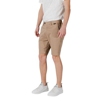 Antony Morato Beige Bermuda van katoen