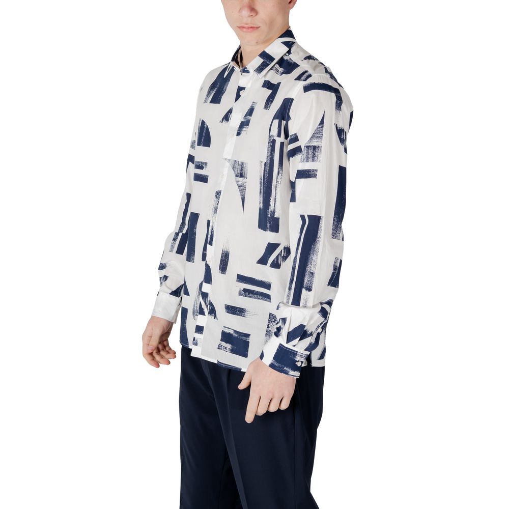 Chemise en viscose bleue Antony Morato