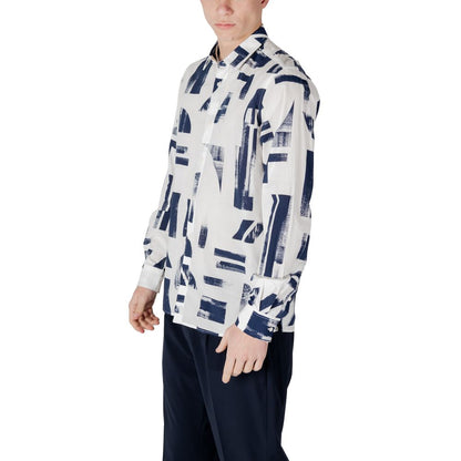 Chemise en viscose bleue Antony Morato