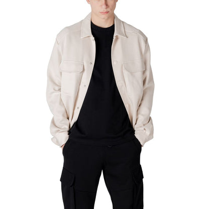 Sweat-shirt en coton crème Antony Morato