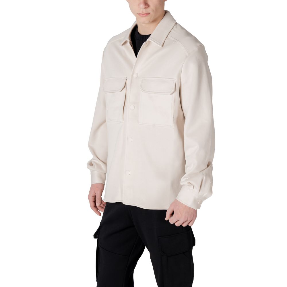 Sweat-shirt en coton crème Antony Morato