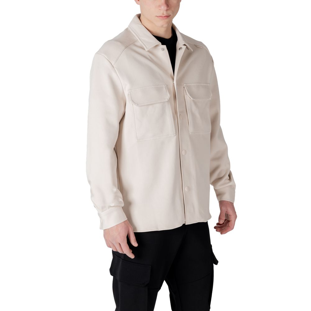 Sweat-shirt en coton crème Antony Morato