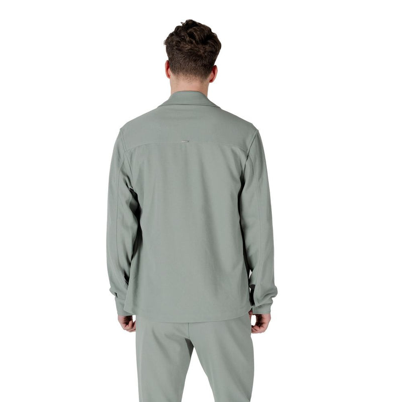 Chemise Antony Morato HAMAR STRAIGHT FIT en Polyester Vert