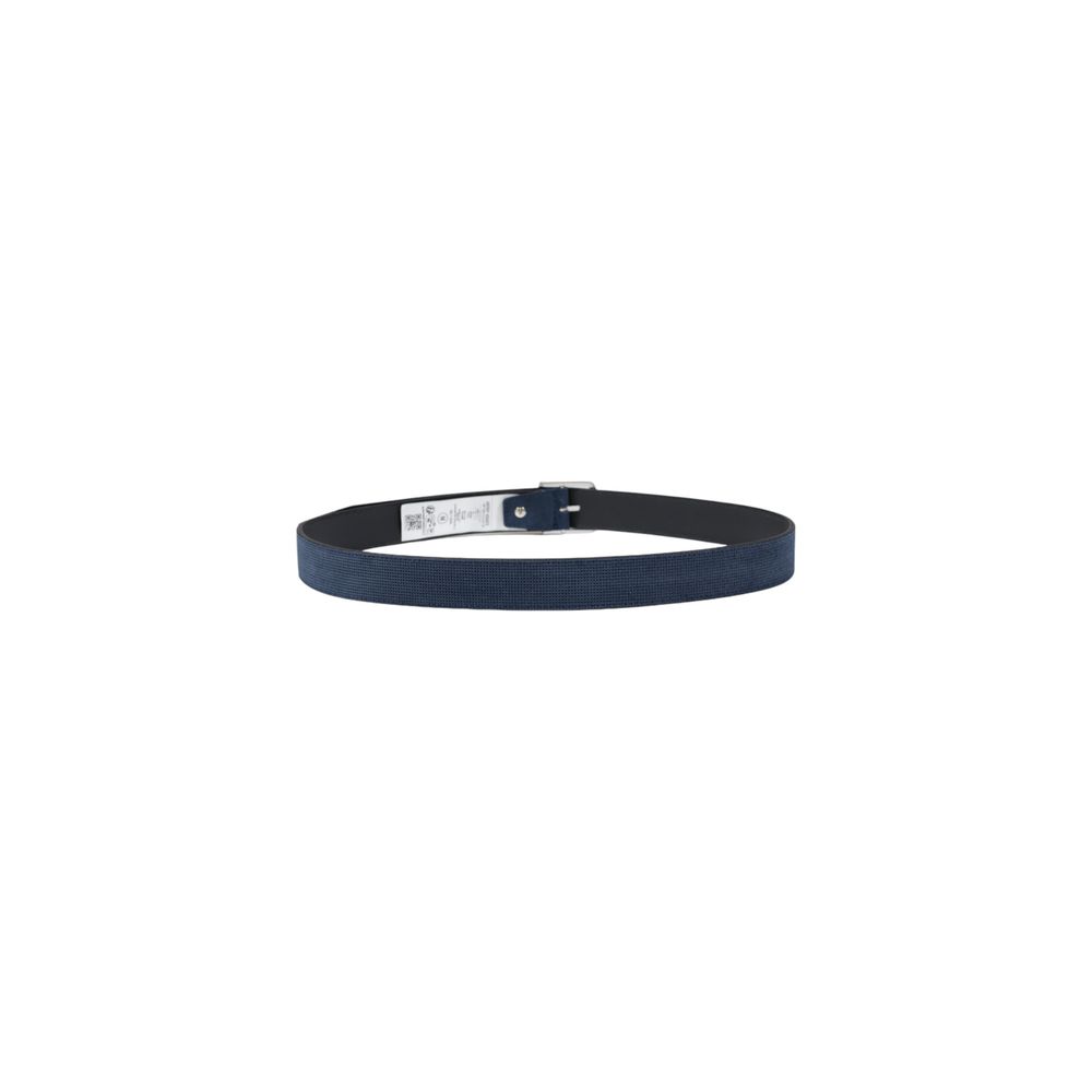 Antony Morato blauwe leren riem