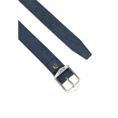 Antony Morato blauwe leren riem