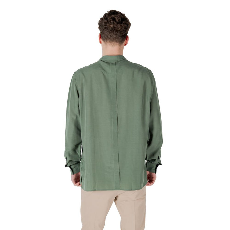 Chemise Antony Morato KILIS RELAXED FIT en Lyocell Vert