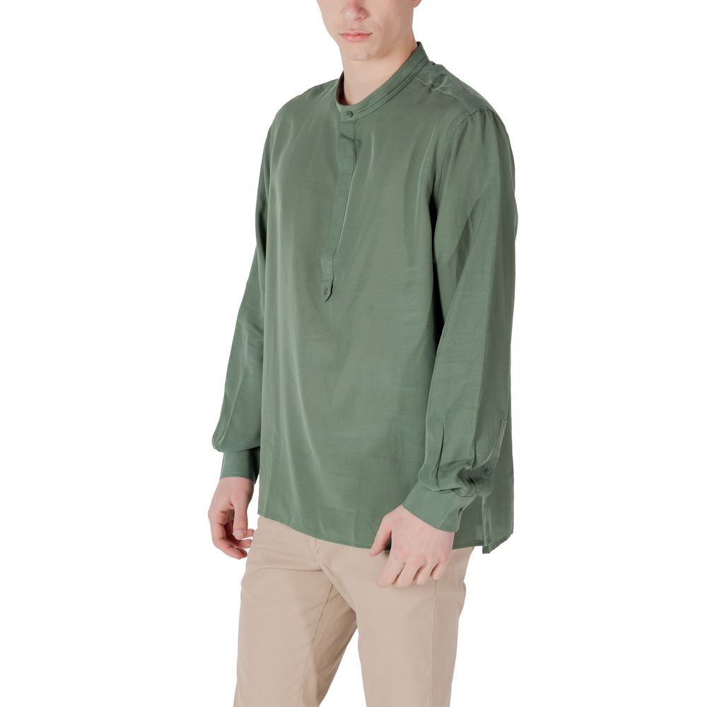 Chemise en Lyocell verte d'Antony Morato