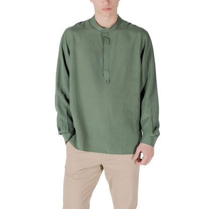 Chemise en Lyocell verte d'Antony Morato