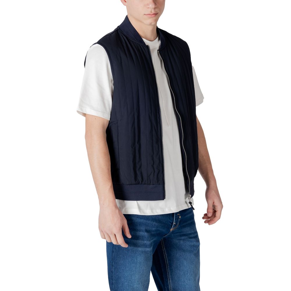 Antony Morato Blue Cotton Jacket - MMFL01050-FA150178