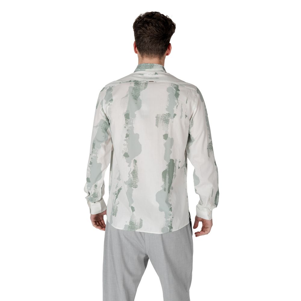 Chemise Antony Morato BARCELONA en Viscose Verte pour Homme