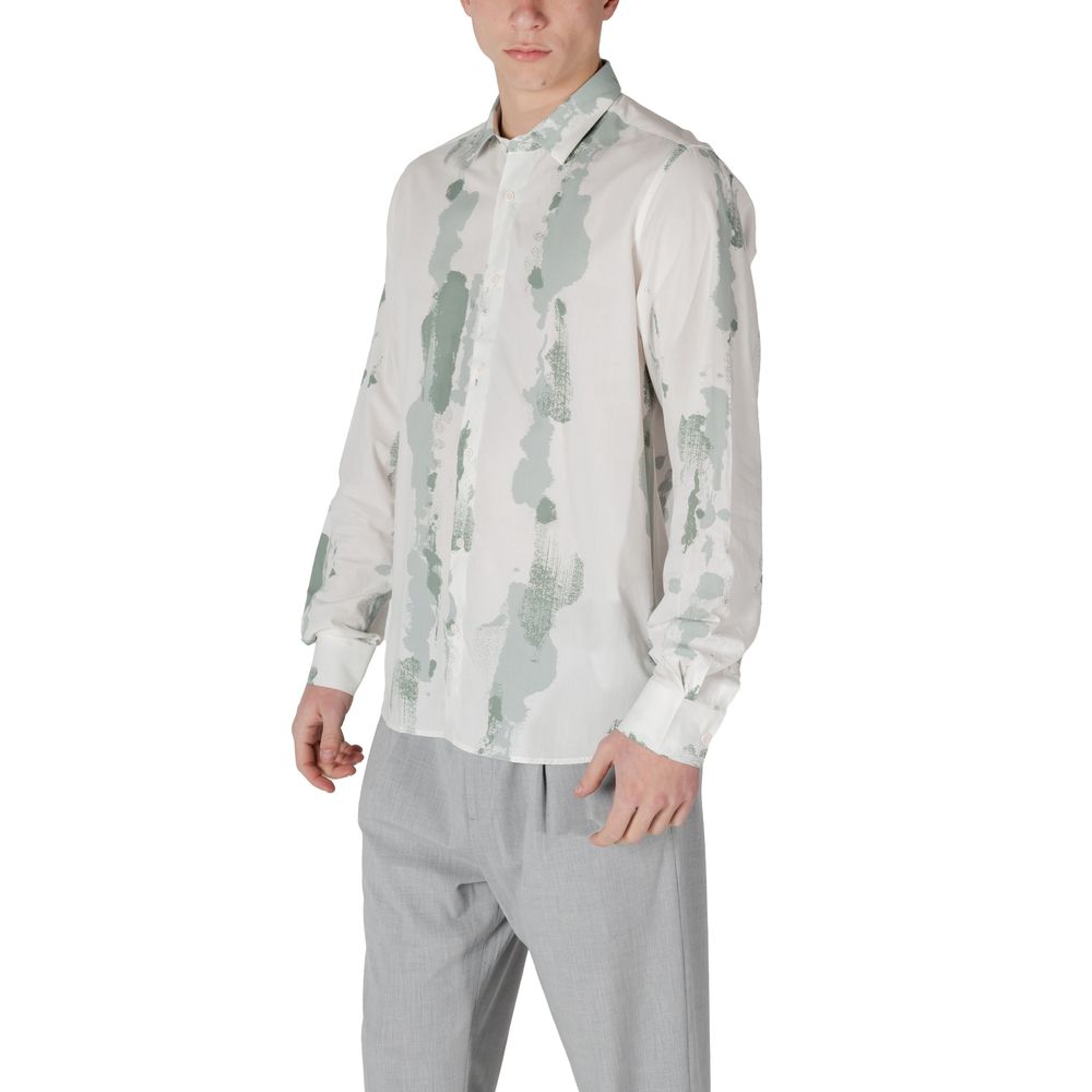 Chemise Antony Morato BARCELONA en Viscose Verte pour Homme