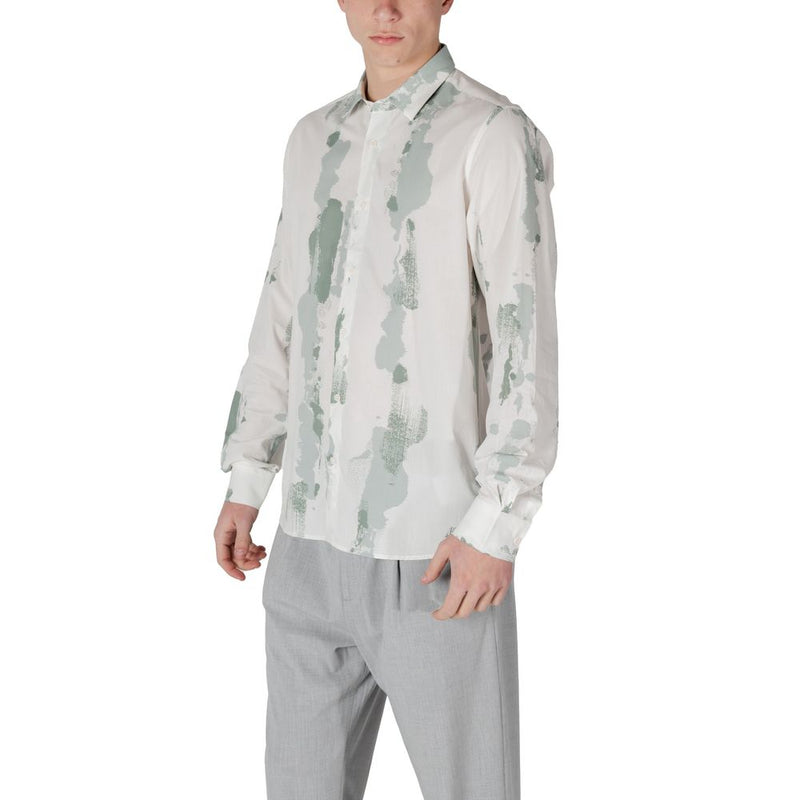 Chemise Antony Morato BARCELONA en Viscose Verte pour Homme