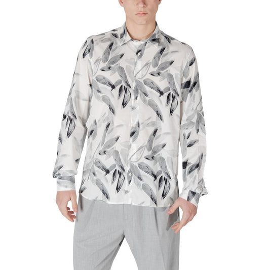 Wit viscose overhemd van Antony Morato