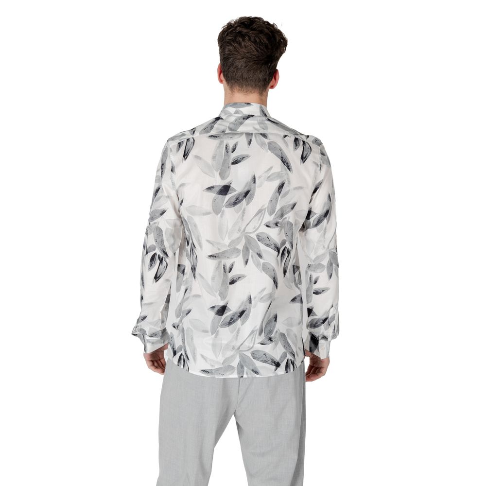 Wit viscose overhemd van Antony Morato