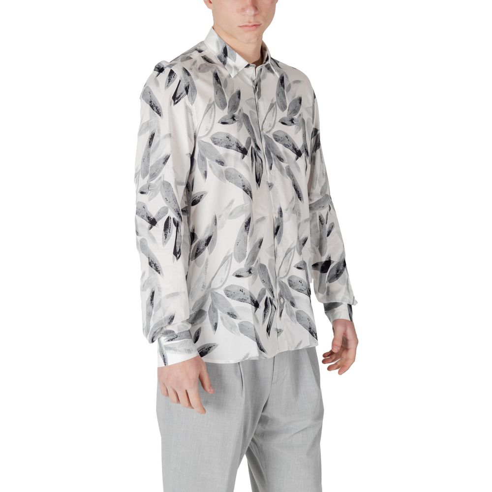Wit viscose overhemd van Antony Morato